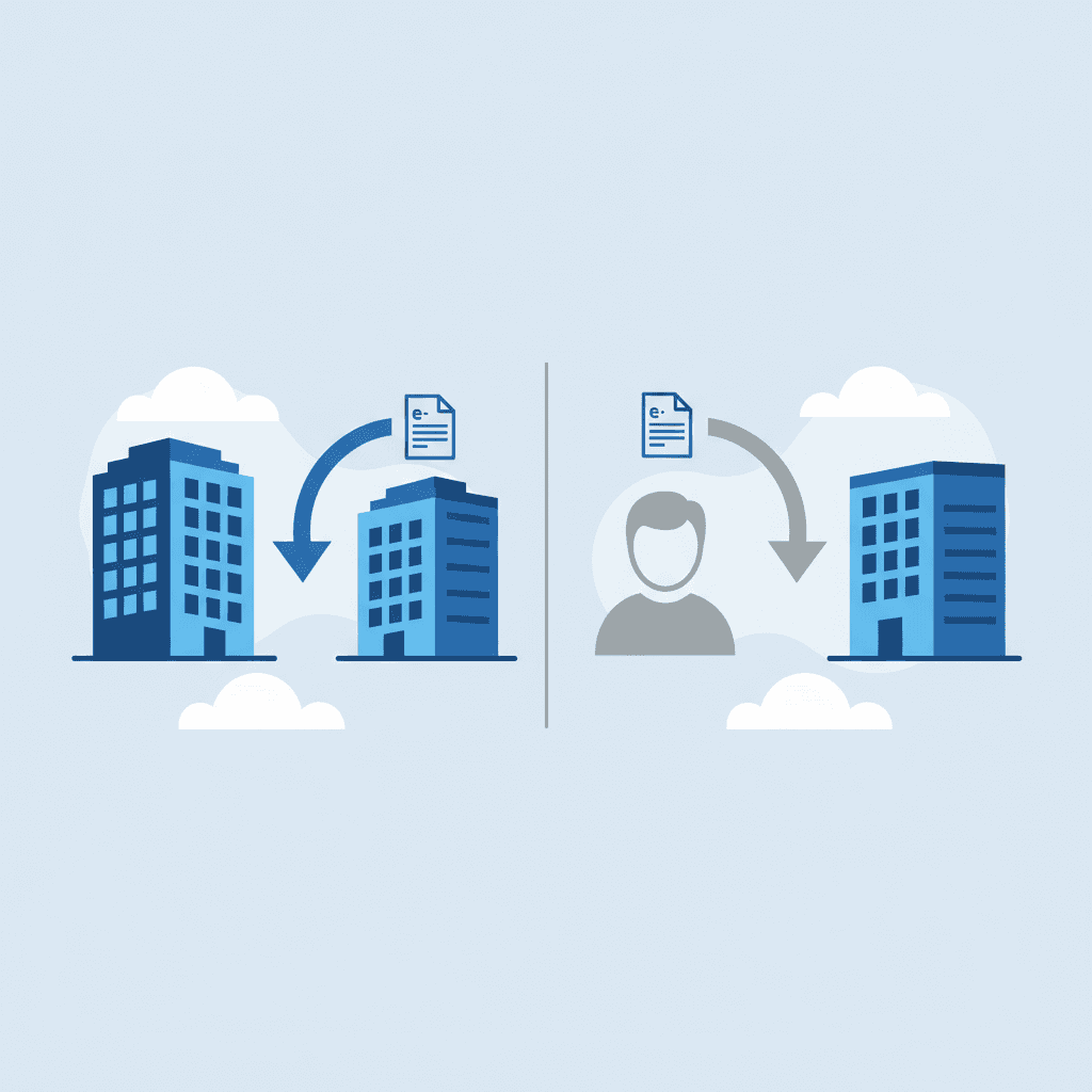 B2B vs B2C e-invoicing comparison